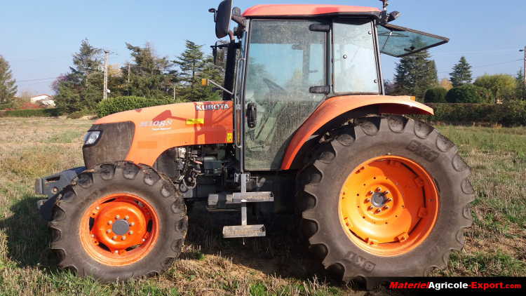 Kubota M108S, tracteur d'occasion Rhône