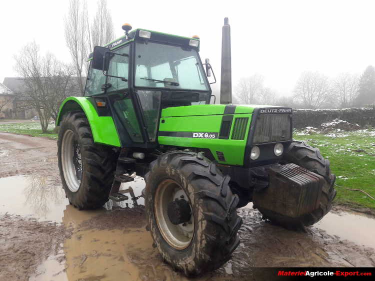 deutz fahr dx 6 05  tracteur agricole d u2019occasion  u00e0 vendre