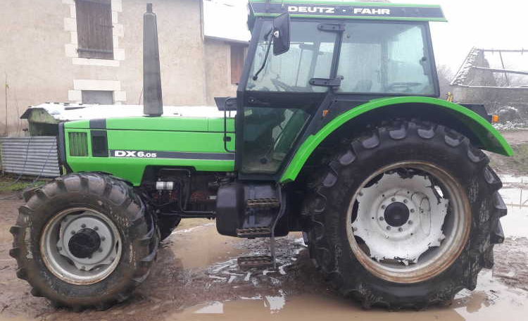 Tracteur agricole Deutz Fahr Dx 6.05 à vendre en Bourgogne