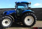 New Holland T6.140, tracteur d'occasion avec relevage avant.